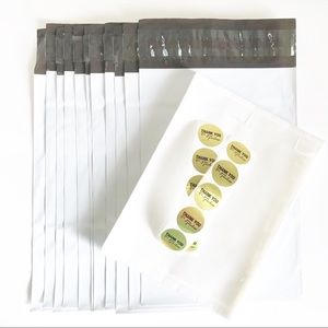 10 Polymailers, Label Sleeves, Stickers